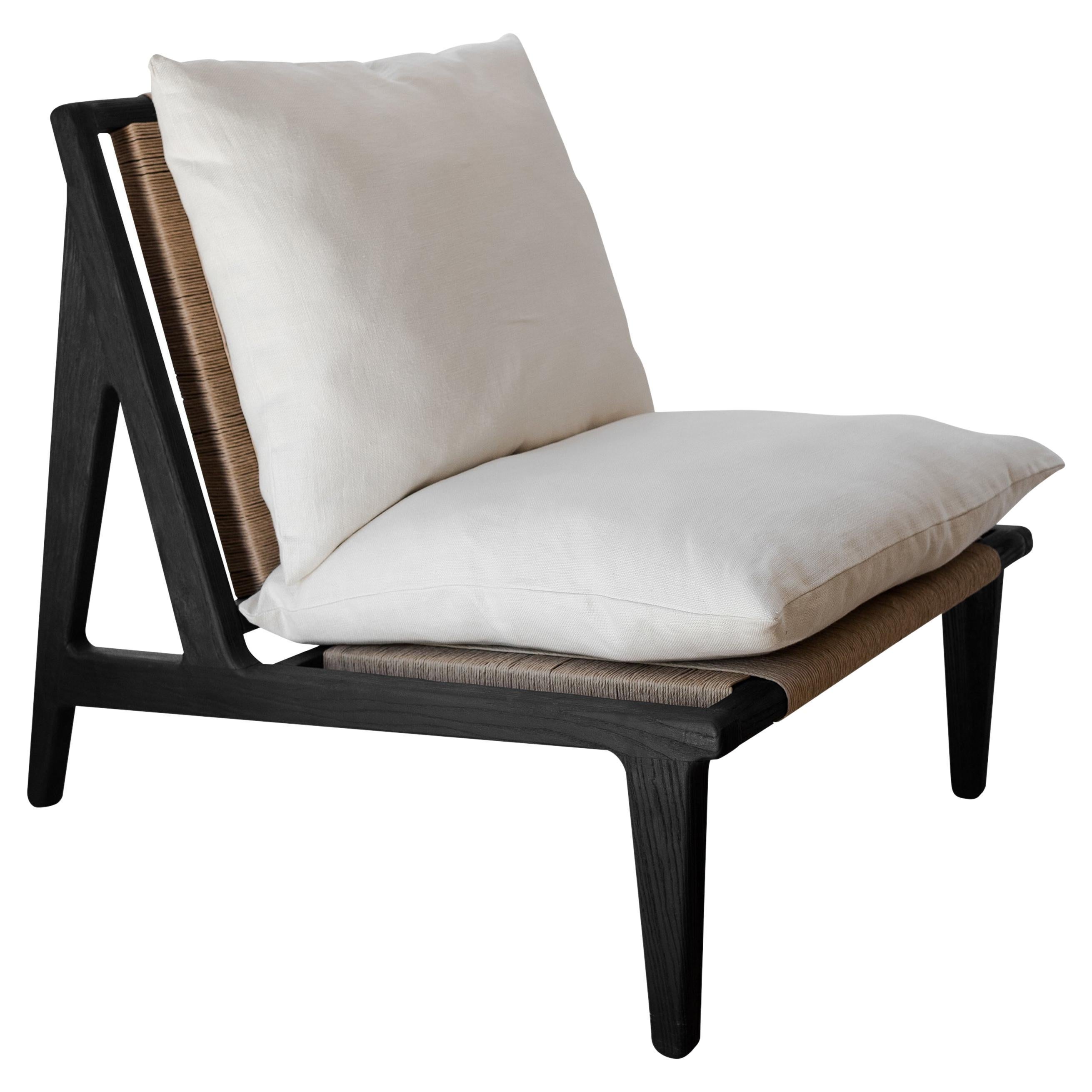 Colima Wood Armchair For Sale