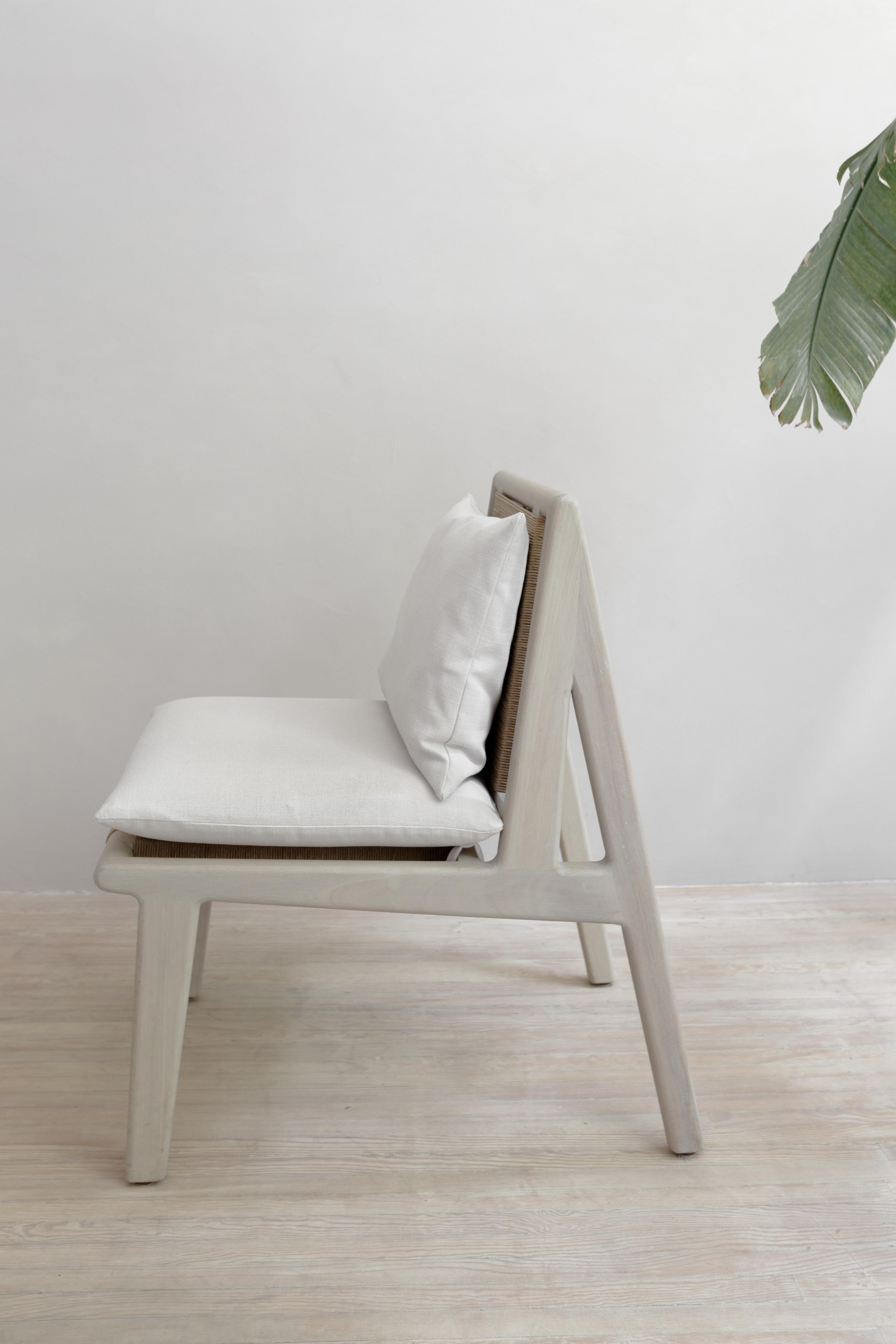 Modern Colima Wood Chair For Sale