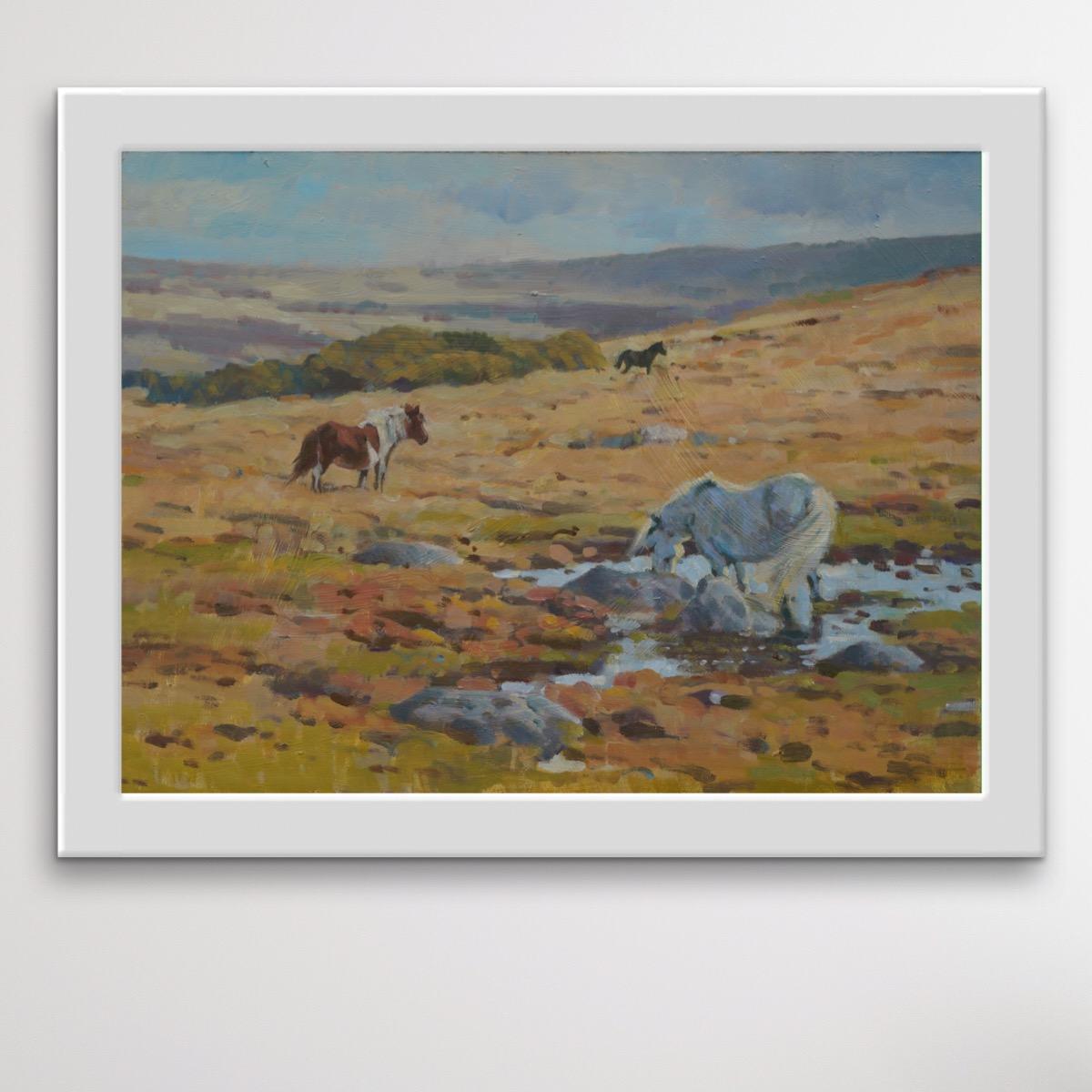 Autumn Dartmoor, Original Oil Painting, Affordable Art, Landscape Art For Sale 4