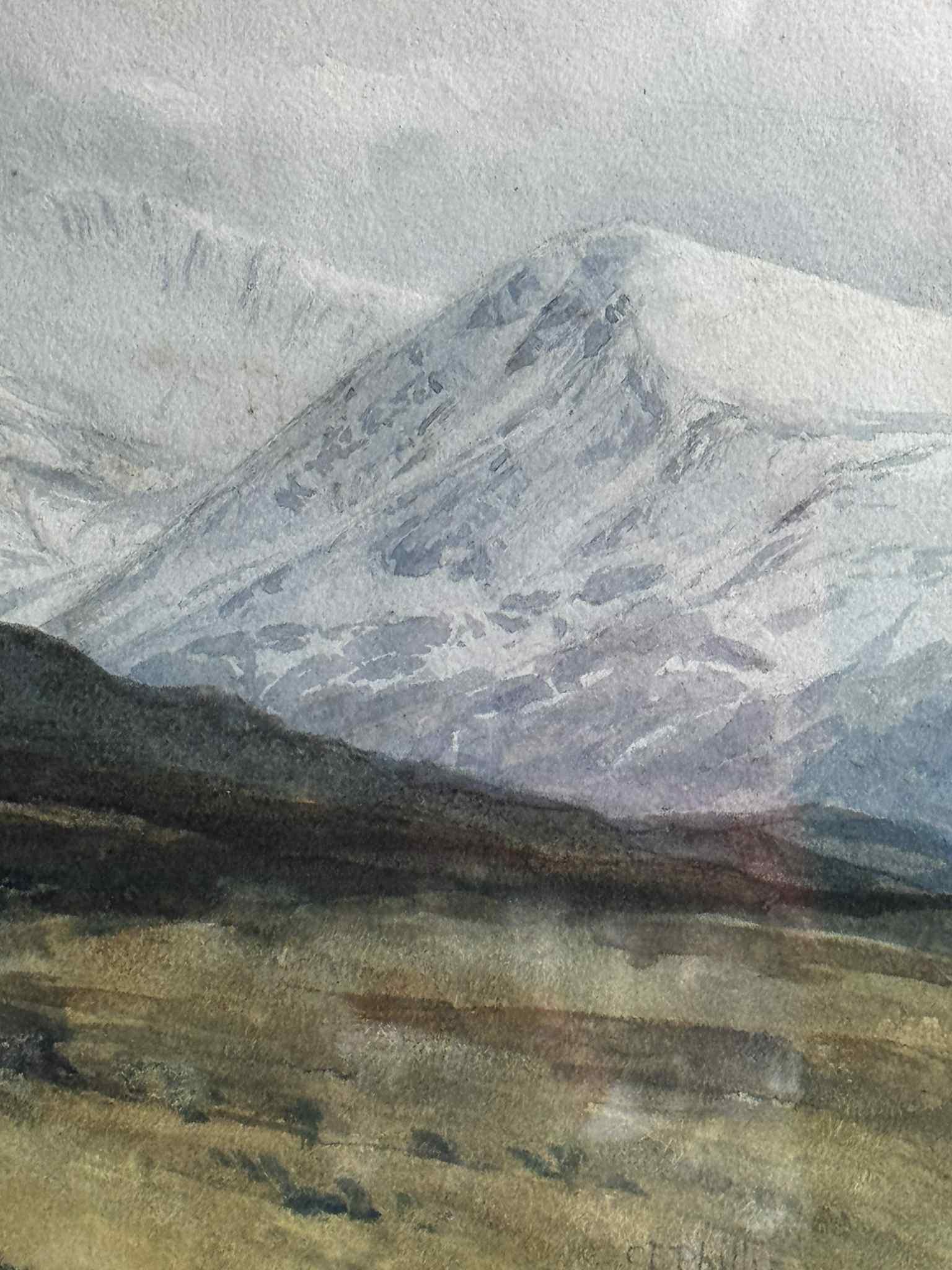 Un rayon de soleil après une tempête de neige printanière - Painting de Colin Bent Phillip