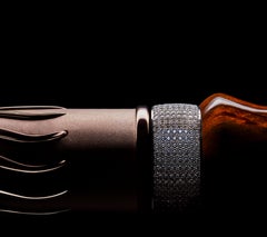 "Irukandji" 10K Rose Gold Sculpture 7.5 x 2 in Ed. of 10 by Colin Burn