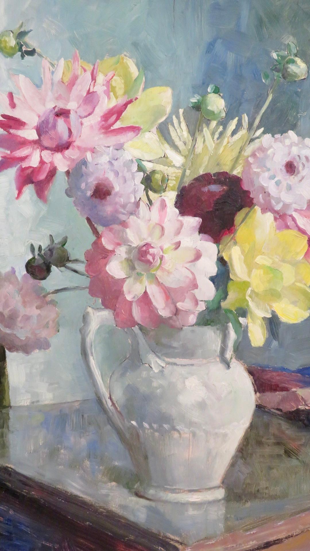 colourful still life drawing