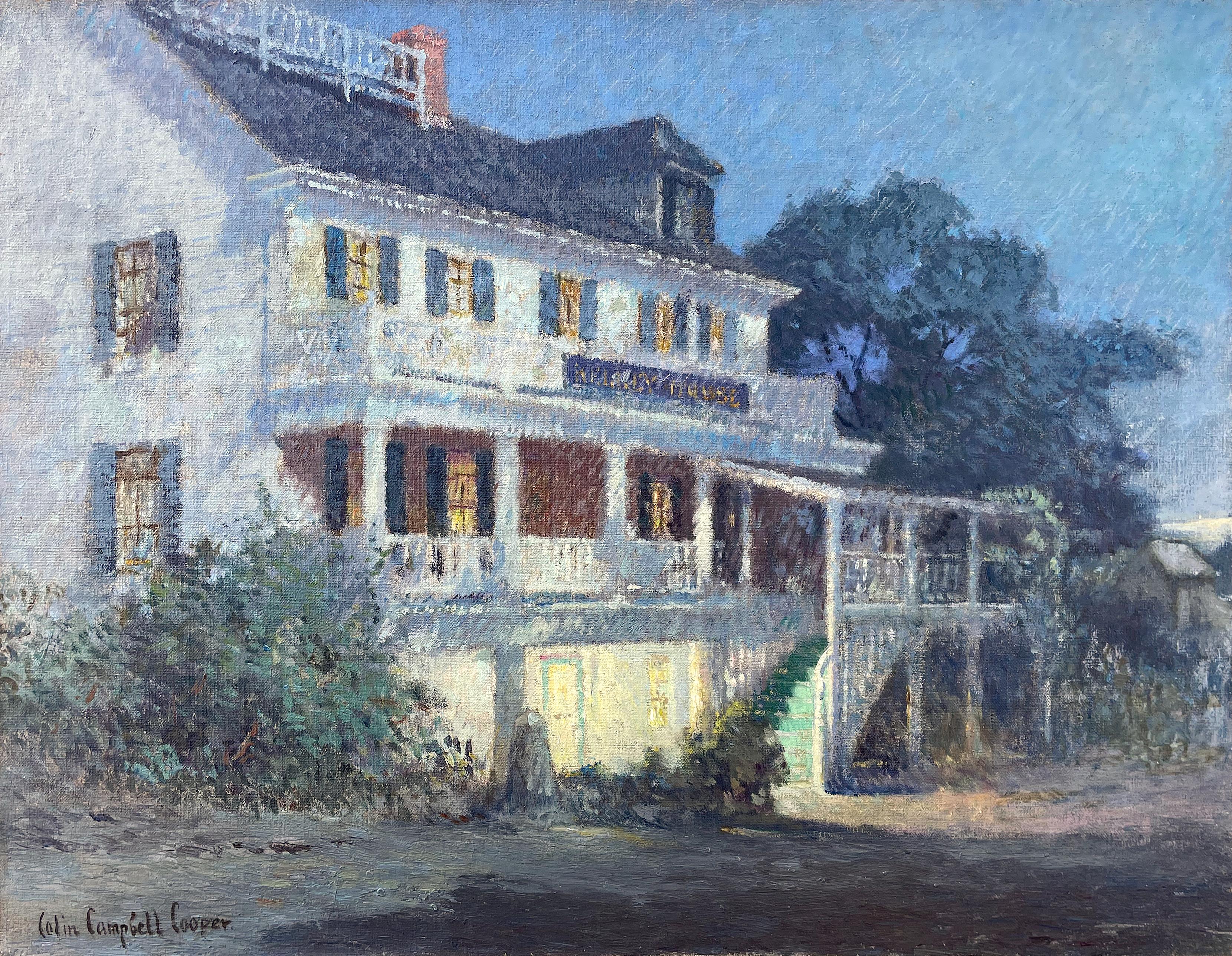 Colin Campbell Cooper Landscape Painting - The Kelly House