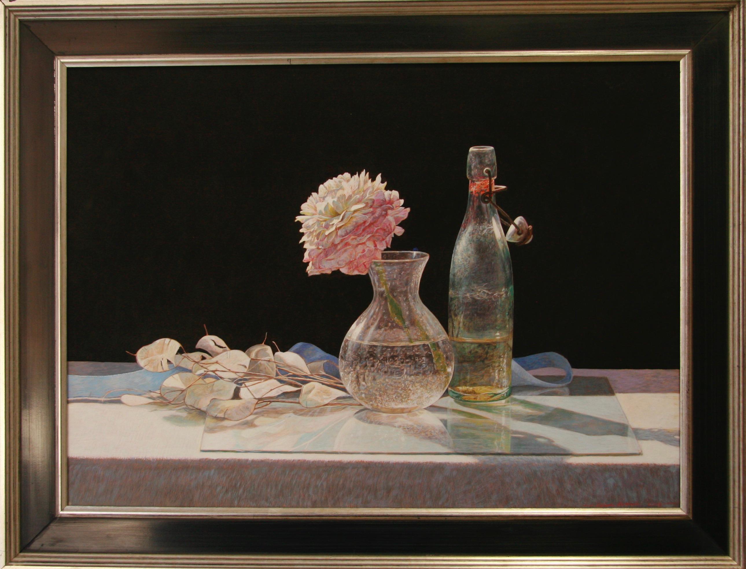 BLUE RIBBON COLIN FRASER CONTEMPORARY SCOTTISH ARTIST - Painting by Colin Fraser