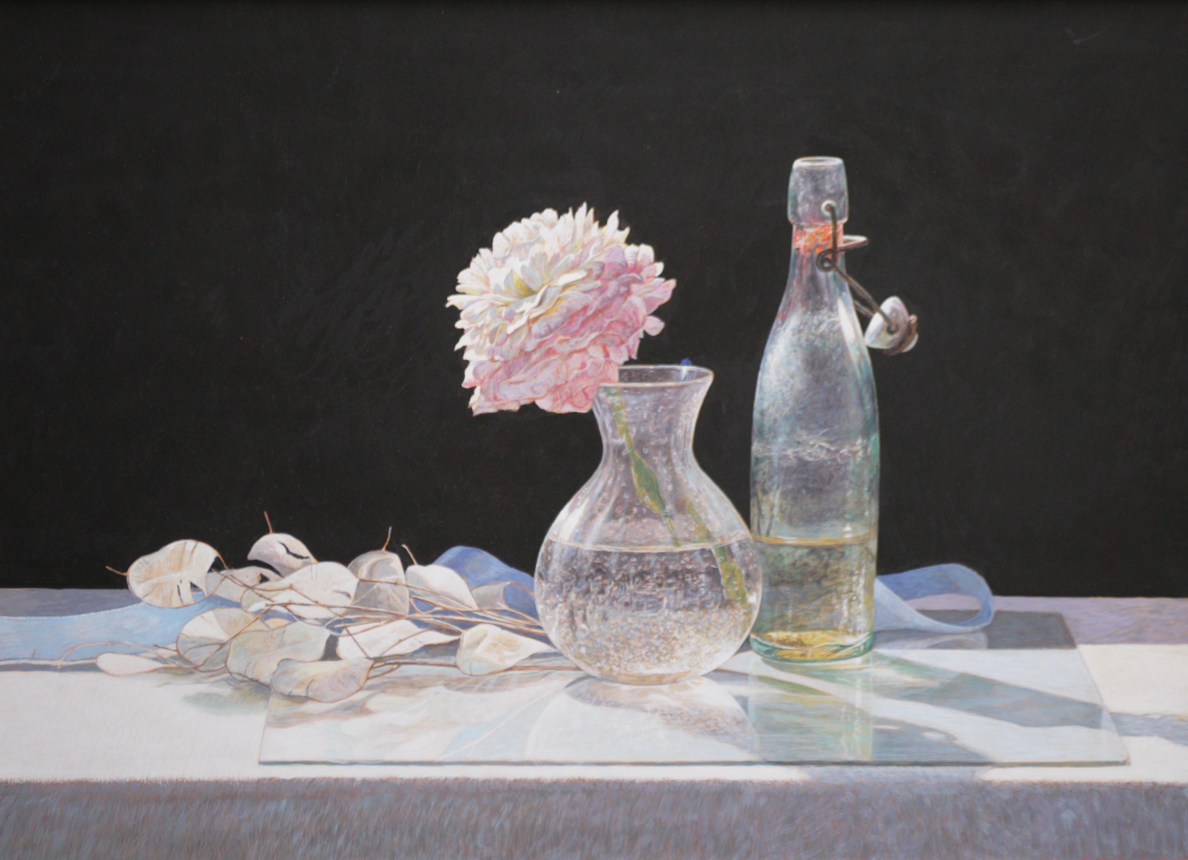 Colin Fraser Still-Life Painting - BLUE RIBBON COLIN FRASER CONTEMPORARY SCOTTISH ARTIST