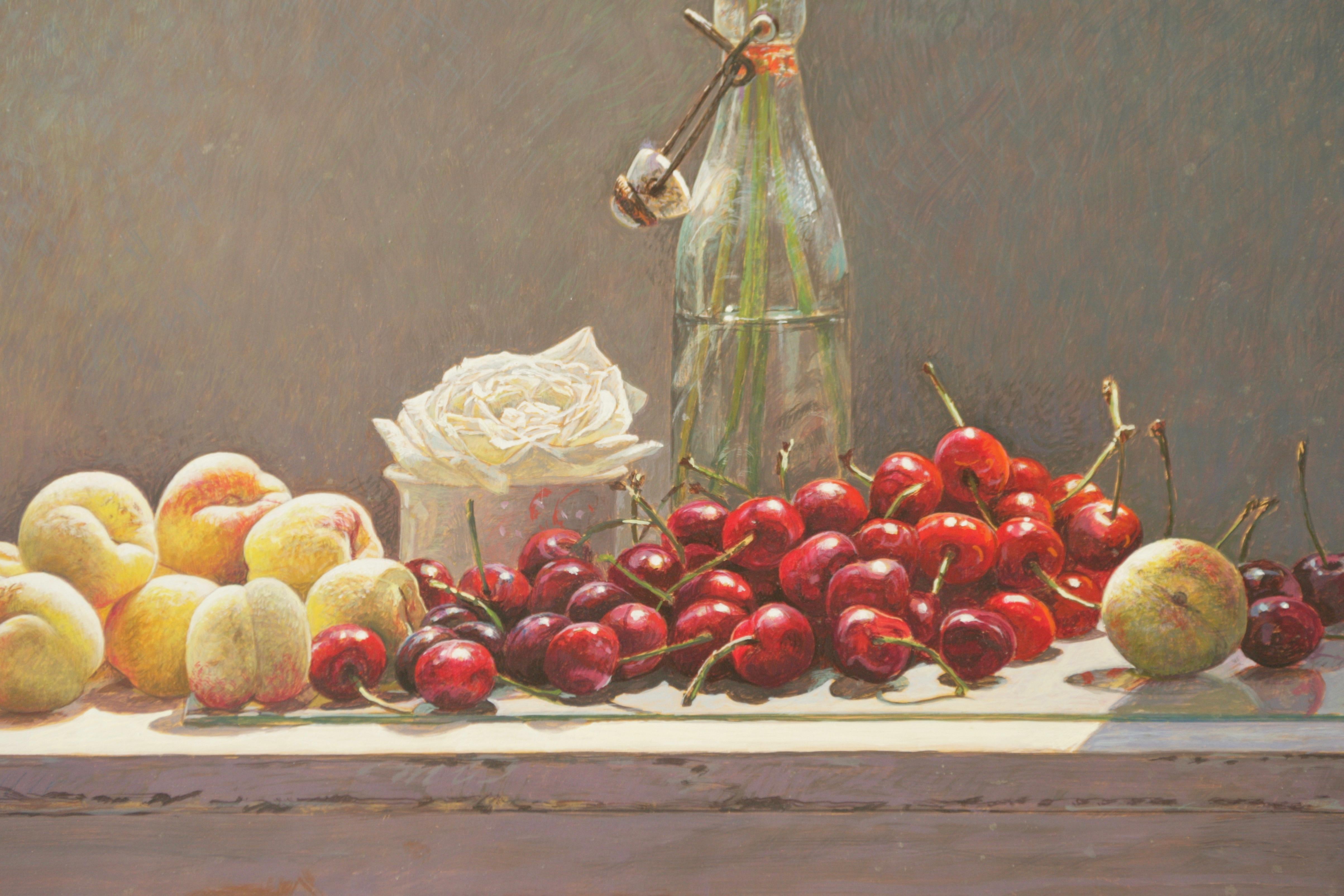 Processione - Still-Life Painting Marrone di Colin Fraser