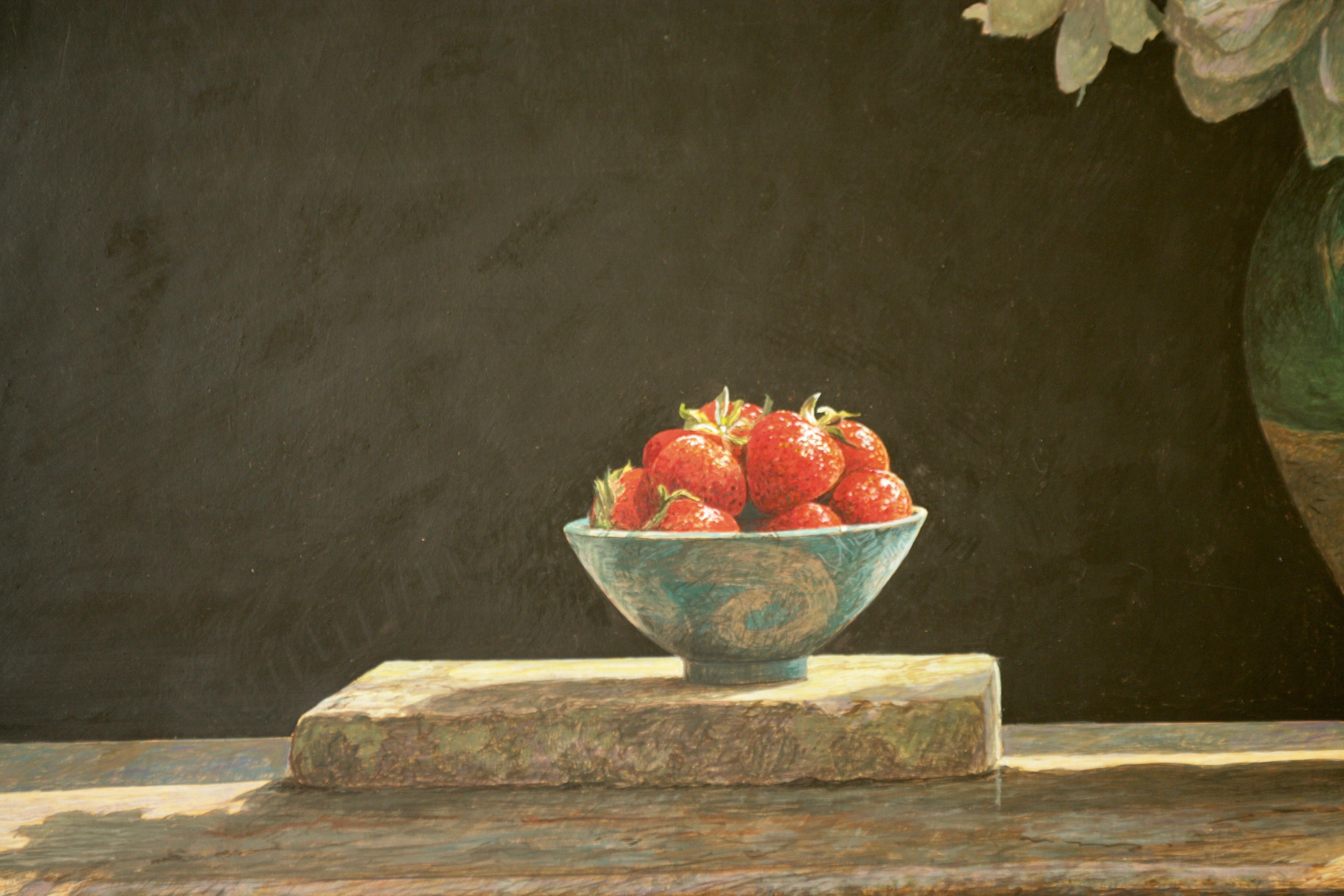 SOLSTICIO - Still-Life Painting Marrón de Colin Fraser