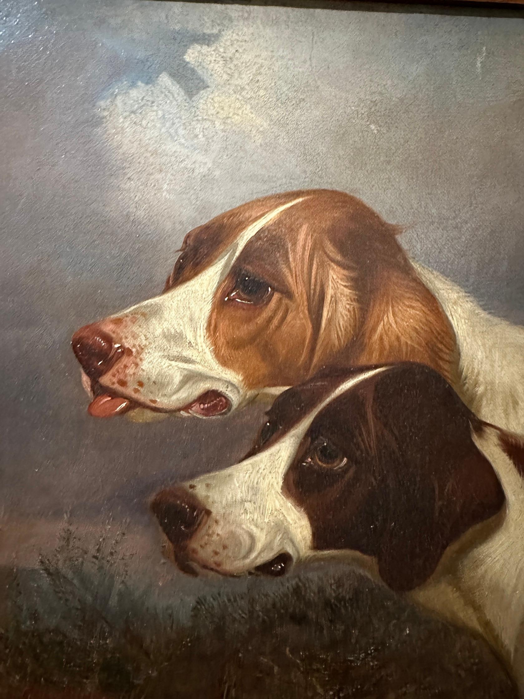 english pointer painting