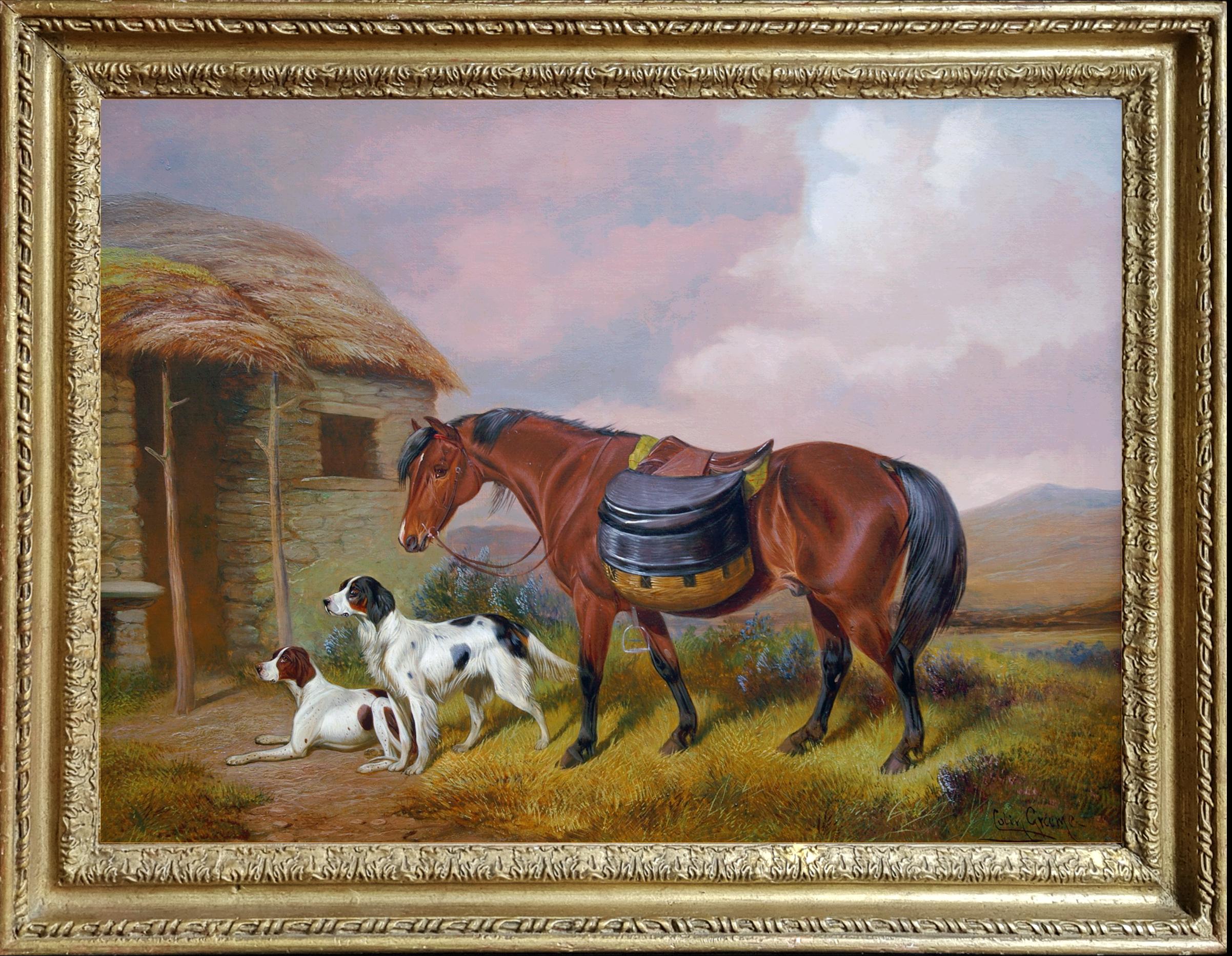 Colin Graeme Roe Animal Painting - Before a Days Shooting