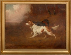 English Setters Flushing Pheasants, 19th Century by COLIN GRAEME ROE (1858-1910)