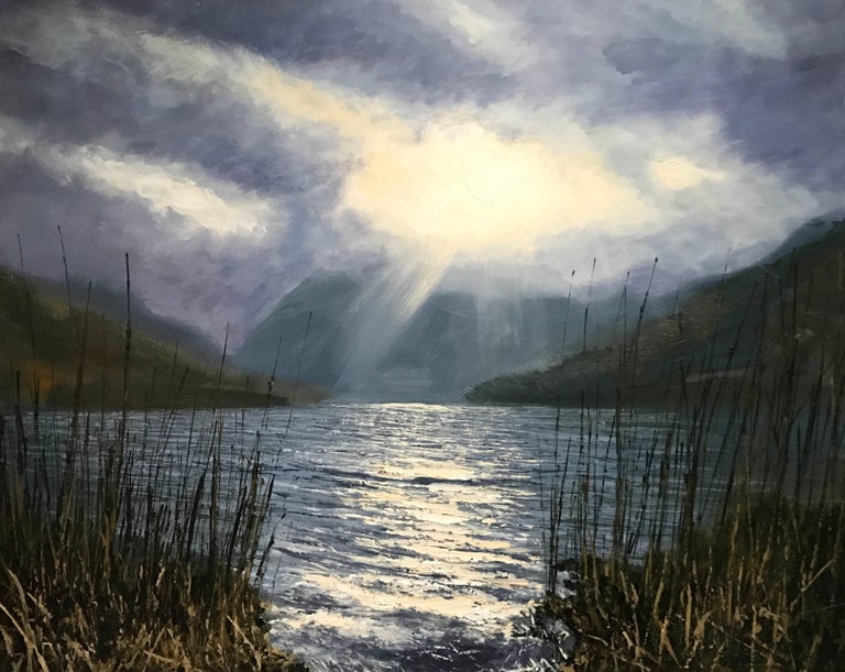 Colin Halliday Buttermere Lake District Landscape Oil Painting by
