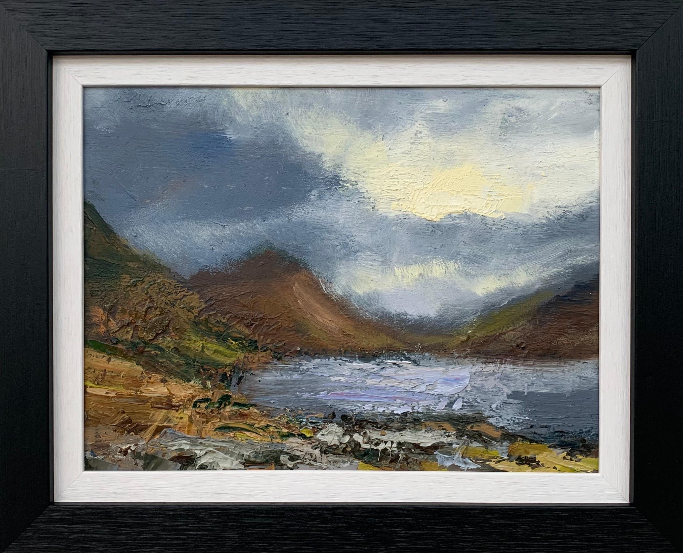 Colin Halliday Landscape Painting - Impasto Oil Painting of the English Lake District by British Landscape Artist