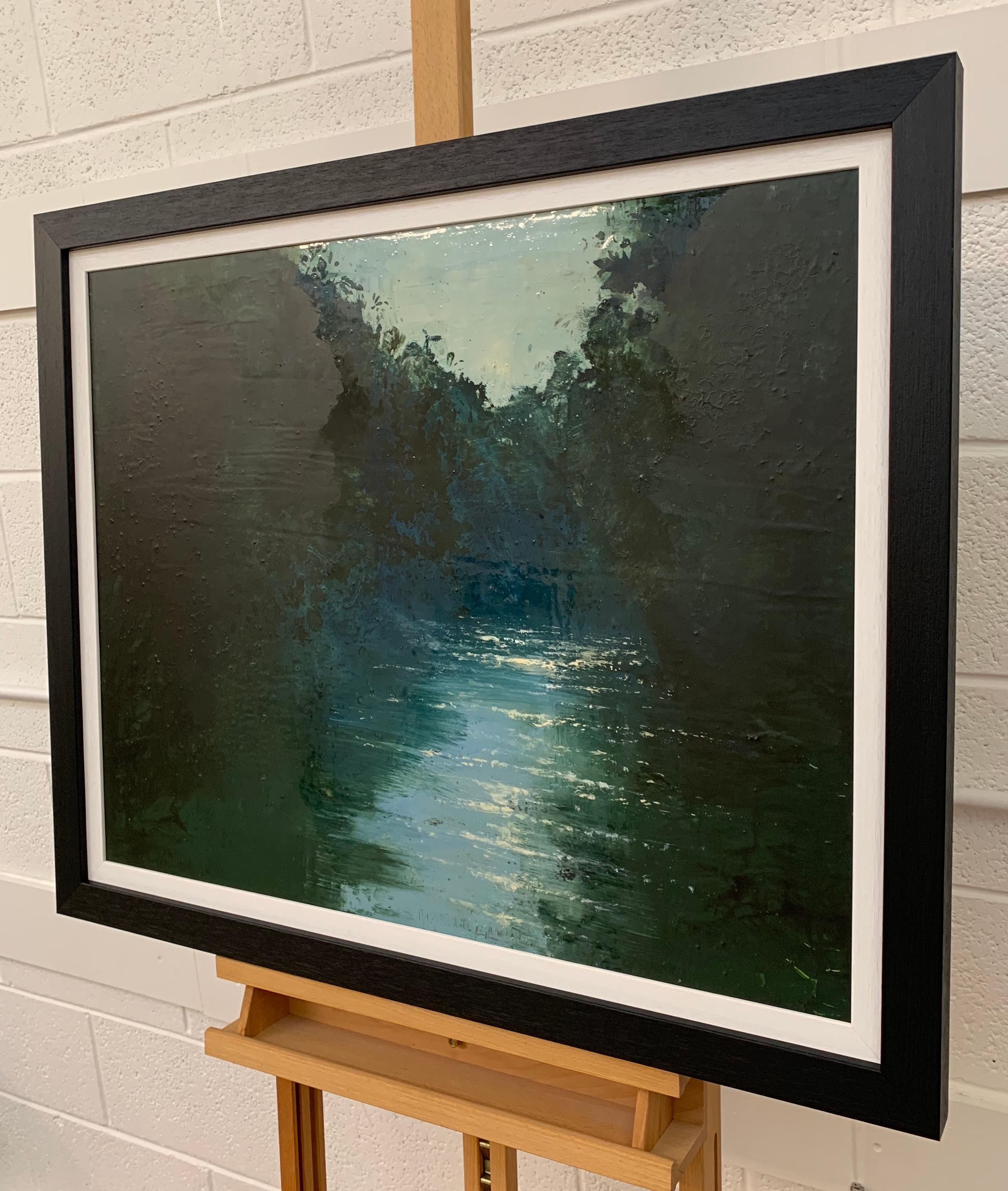 Impressionistische englische Flusslandschaft, Original-Ölgemälde des britischen Künstlers im Angebot 1