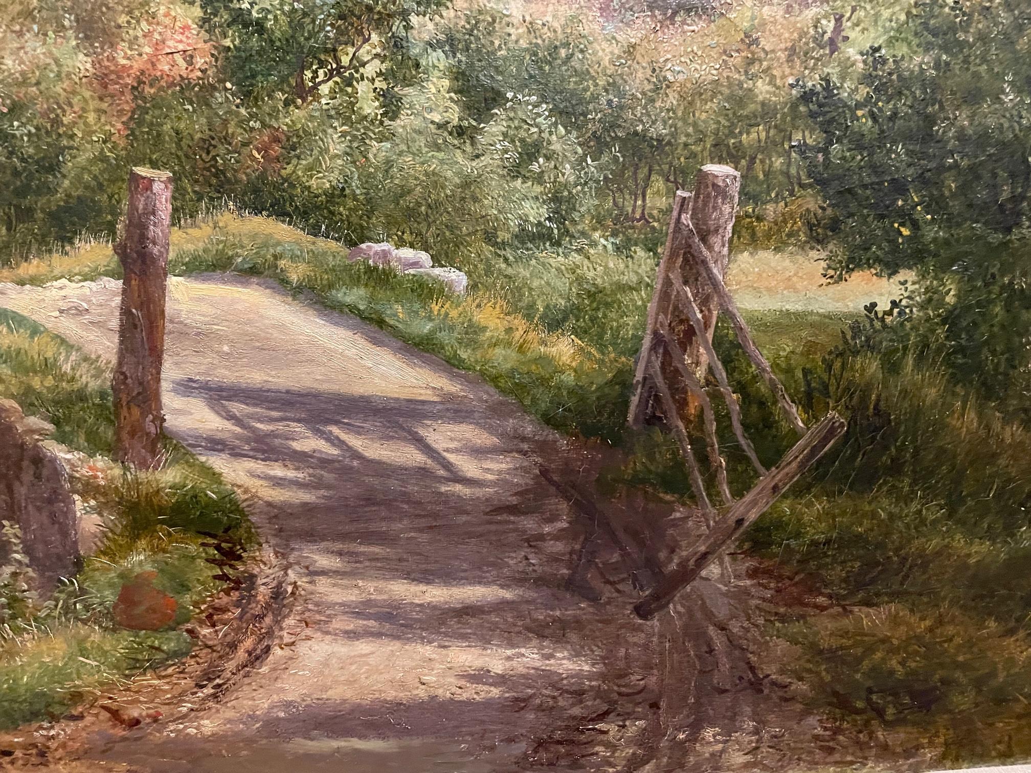 Highland Bridge - Impressionist Painting by Colin Hunter