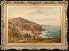 Seaweed Gatherers On The West Coast, 19th Century 