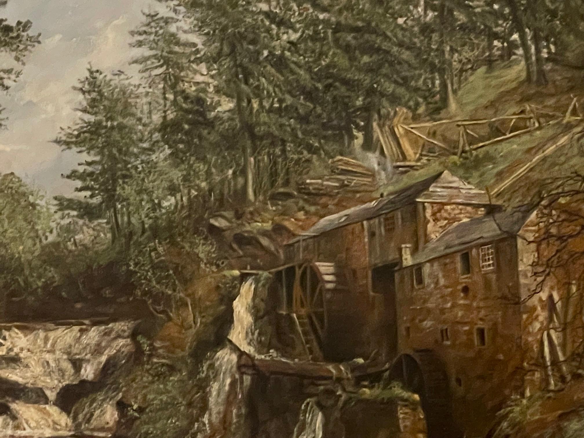 L'ancien moulin - Naturalisme Painting par Colin Hunter