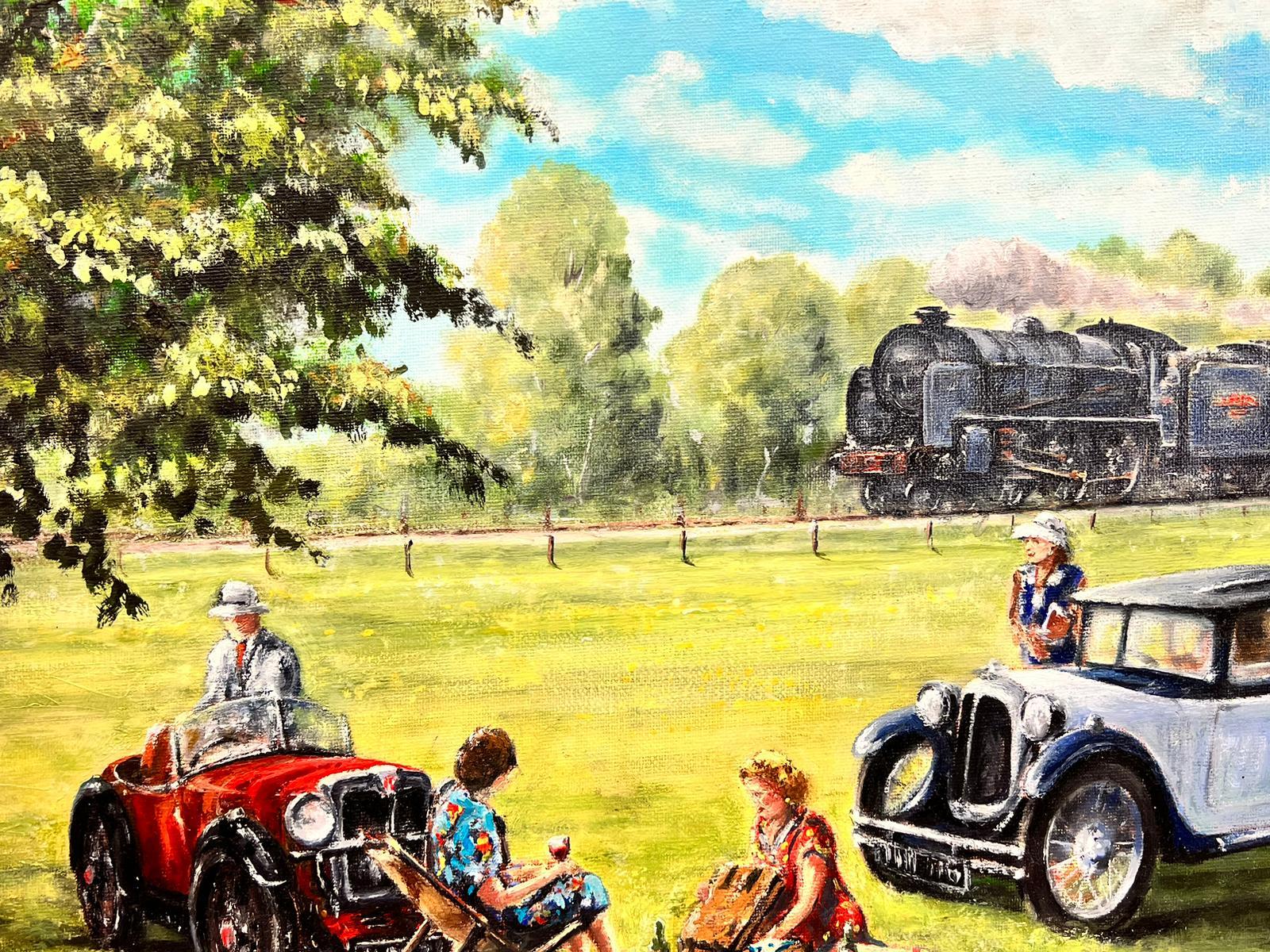 old train painting