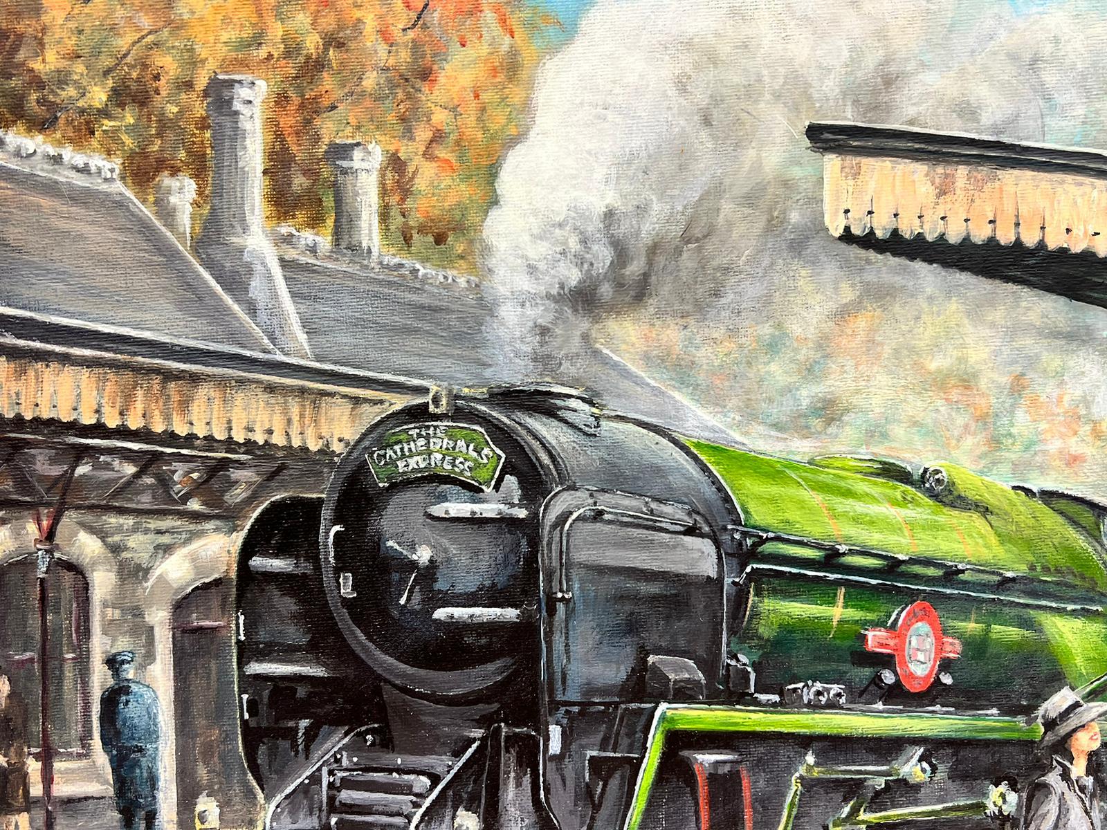 steam engine green paint