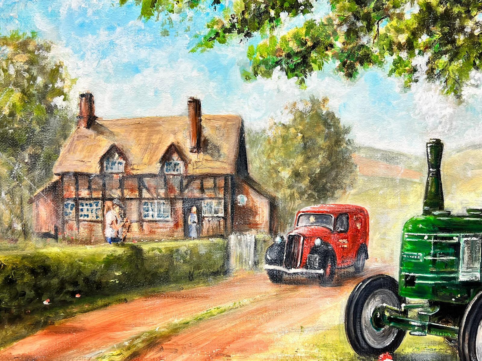 vintage farm paintings