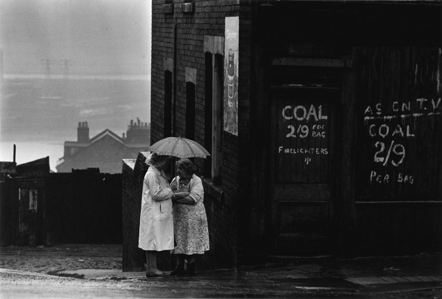 Colin Jones Black and White Photograph - A coal merchant’s shop, Benwell, Newcastle Upon Tyne, England