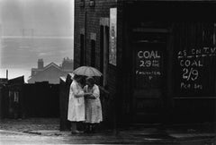 Vintage A coal merchant’s shop, Benwell, Newcastle Upon Tyne, England