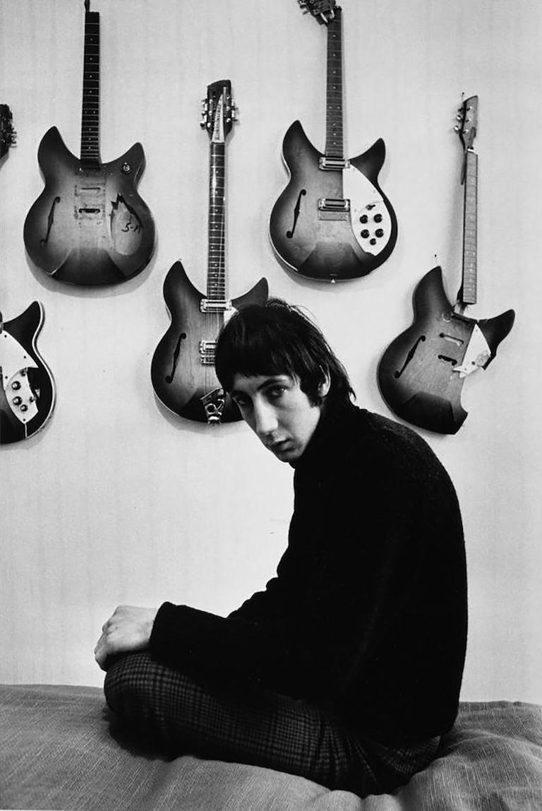 Pete Townshend at Home In London - Photograph by Colin Jones