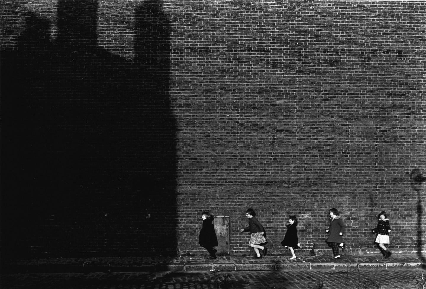 Colin Jones Black and White Photograph - The Wall of the Tobacco and Alcohol Dock, off Wapping High Street, London 