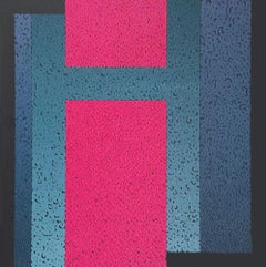 Modus 2 - Colourful Geometric Abstraction: Oil on Canvas