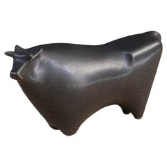Used Colin Melbourne Ceramic Glazed Cow Sculpture for Beswick