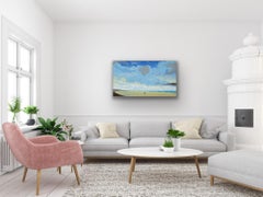 Chasing the seagulls, original painting, landscape, seascape