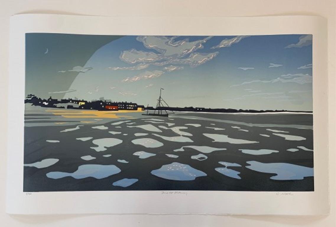 Colin Moore, Juno at Blakeney, Limited edition landscape and seascape print For Sale 1