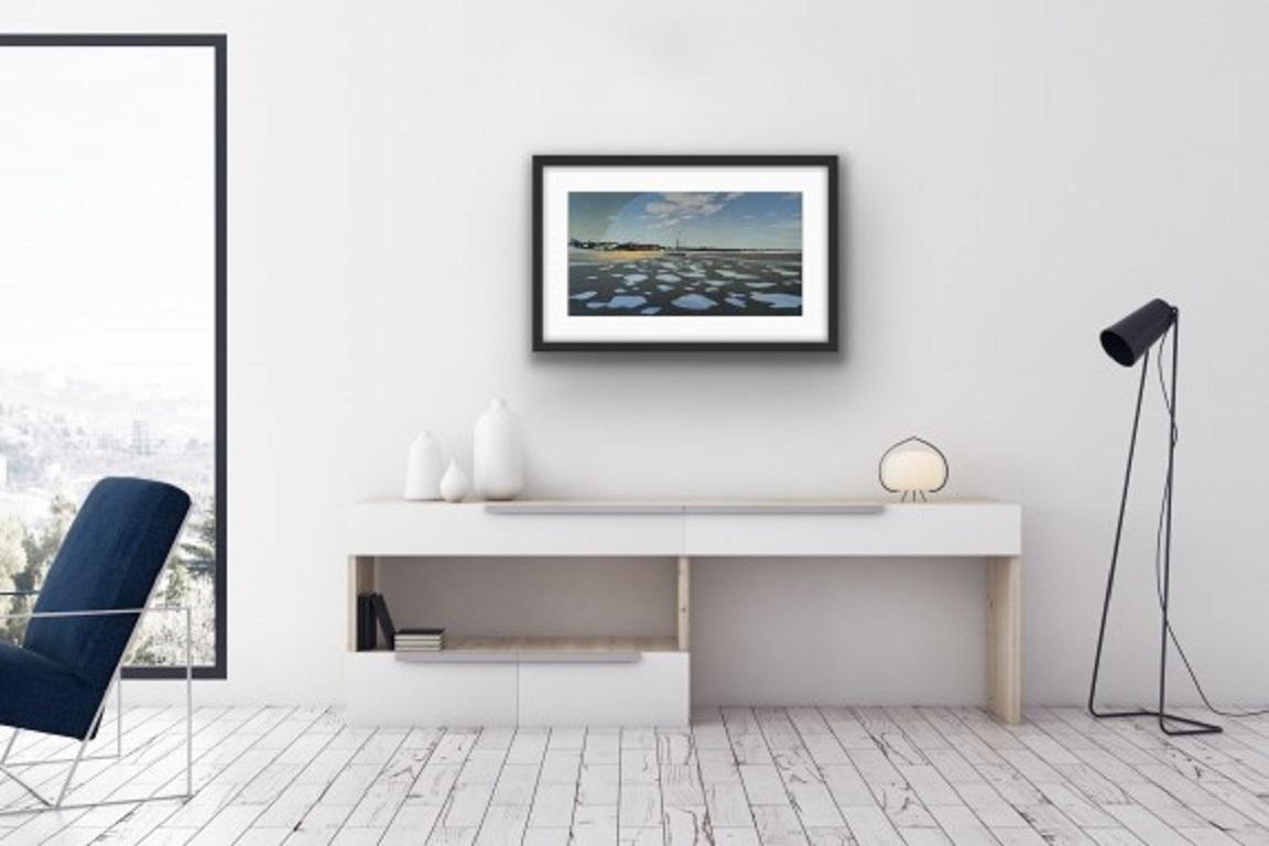 Colin Moore, Juno at Blakeney, Limited edition landscape and seascape print For Sale 4