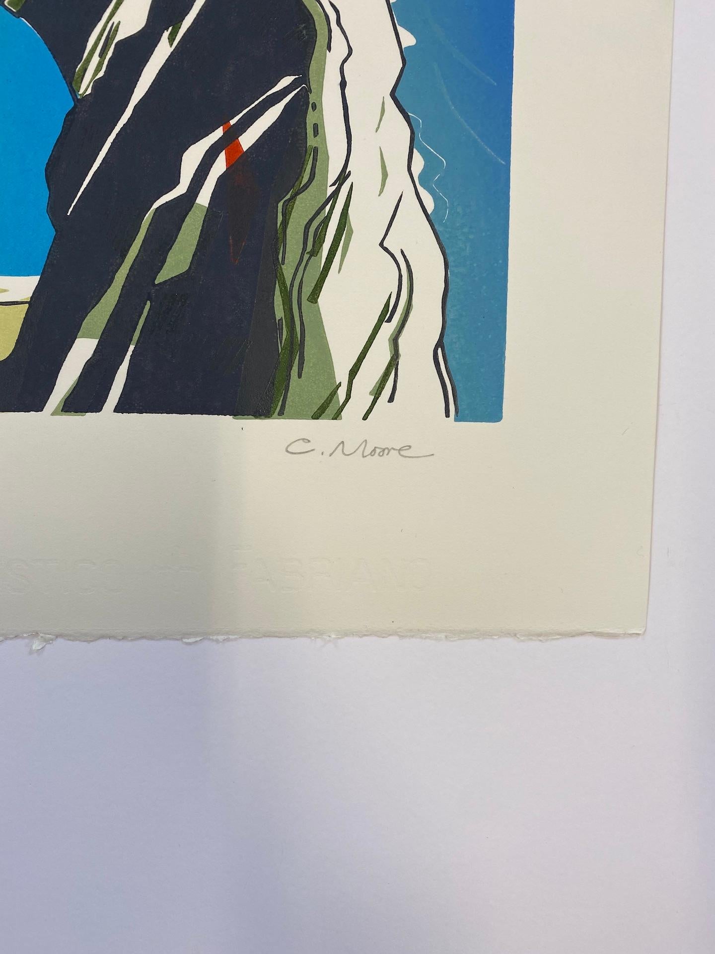 Colin Moore Stuhl, Hole, Lulworth, Dorset, Kunst, Landschaftskunst, preiswerte Kunst 2