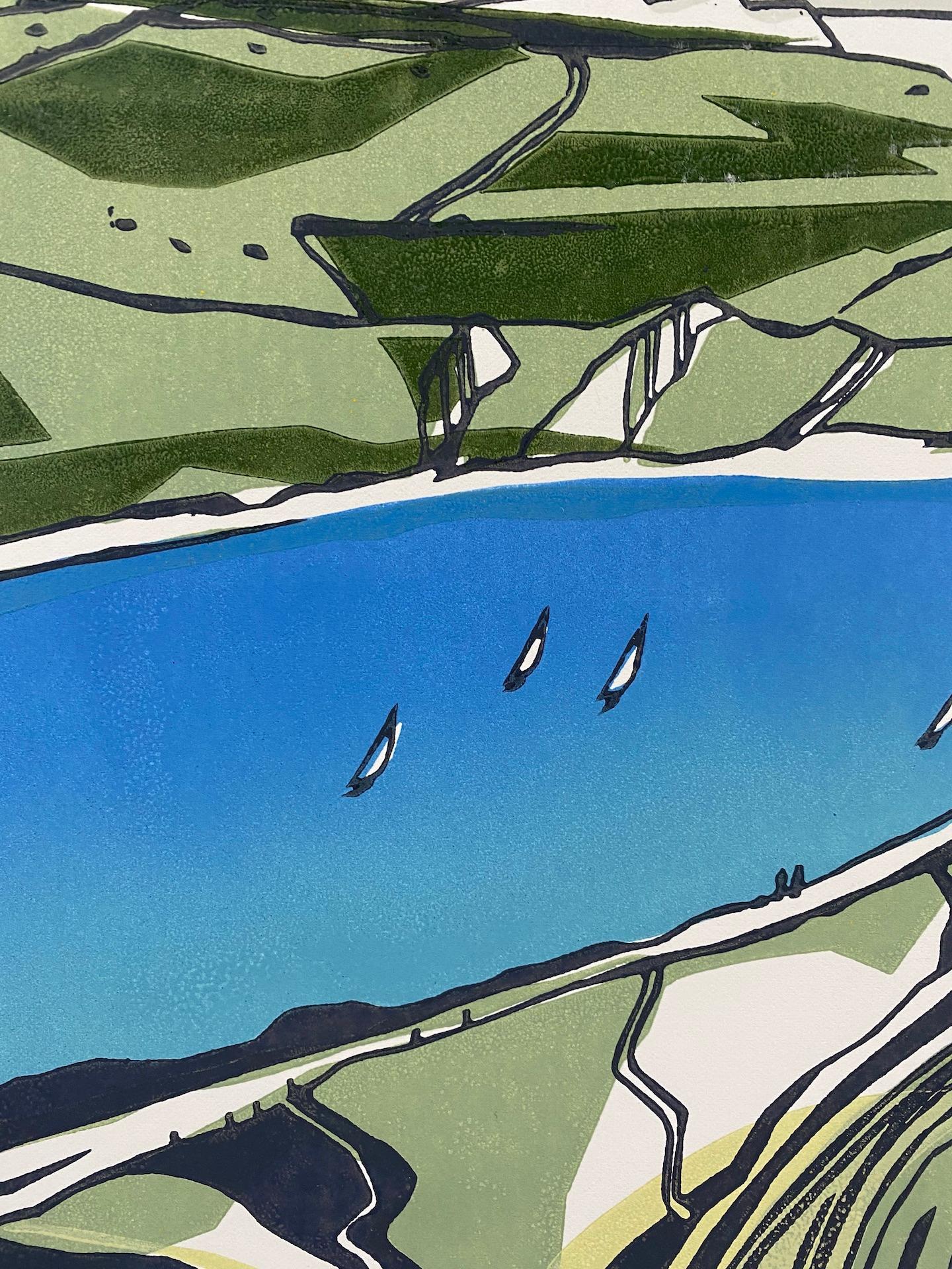 Colin Moore Stuhl, Hole, Lulworth, Dorset, Kunst, Landschaftskunst, preiswerte Kunst 5