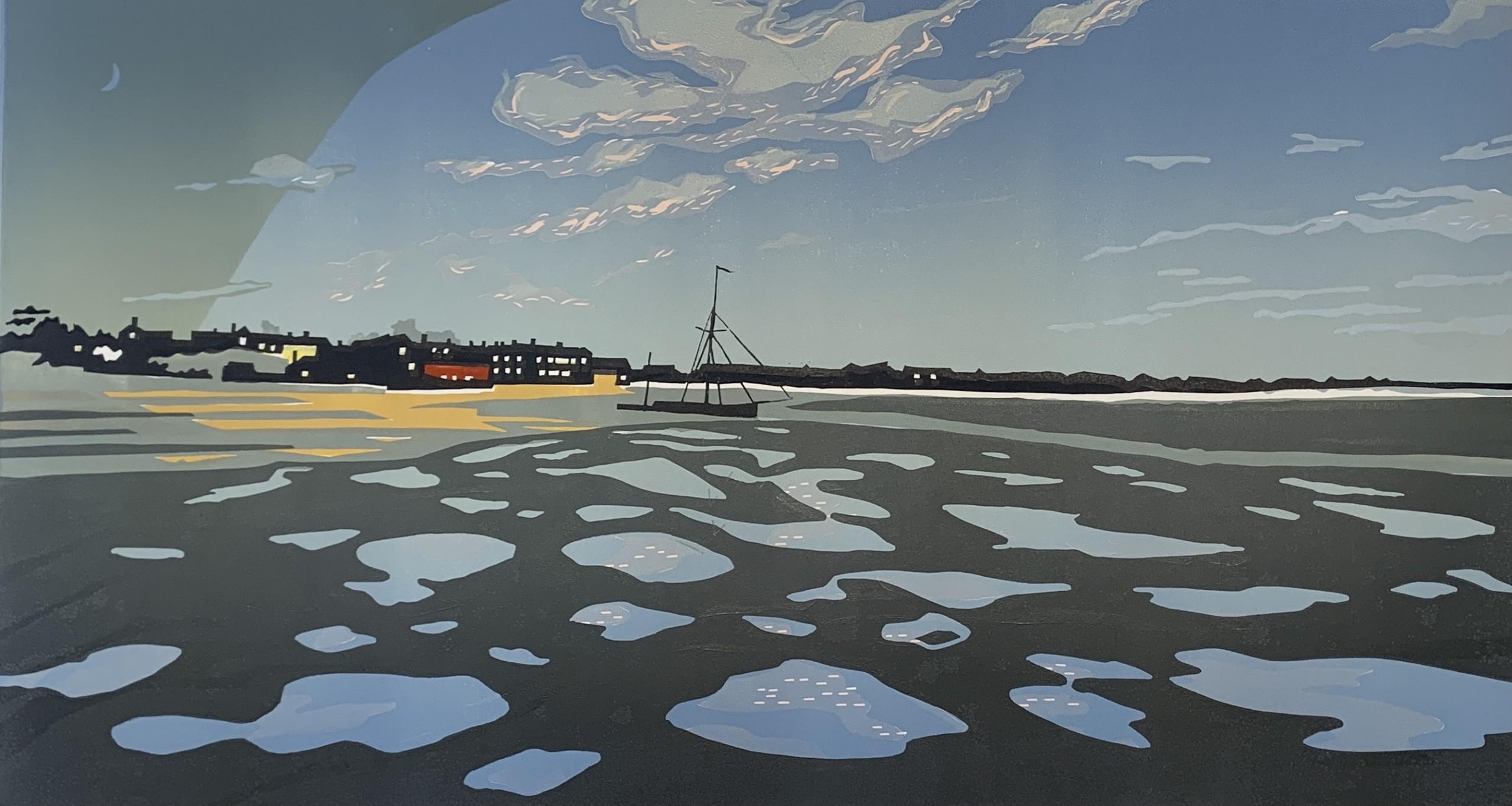 Diptych of The Lost Ball and Juno At Blakeney, Contemporary Norfolk Landscape  For Sale 9