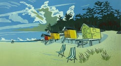 The Beach At Wells and The Household Cavalry At Holkham diptych