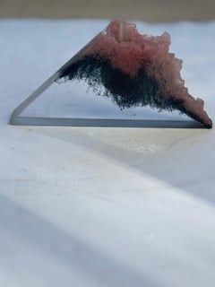 Colin Reid glass studio early perfume bottle/vessel 1987.