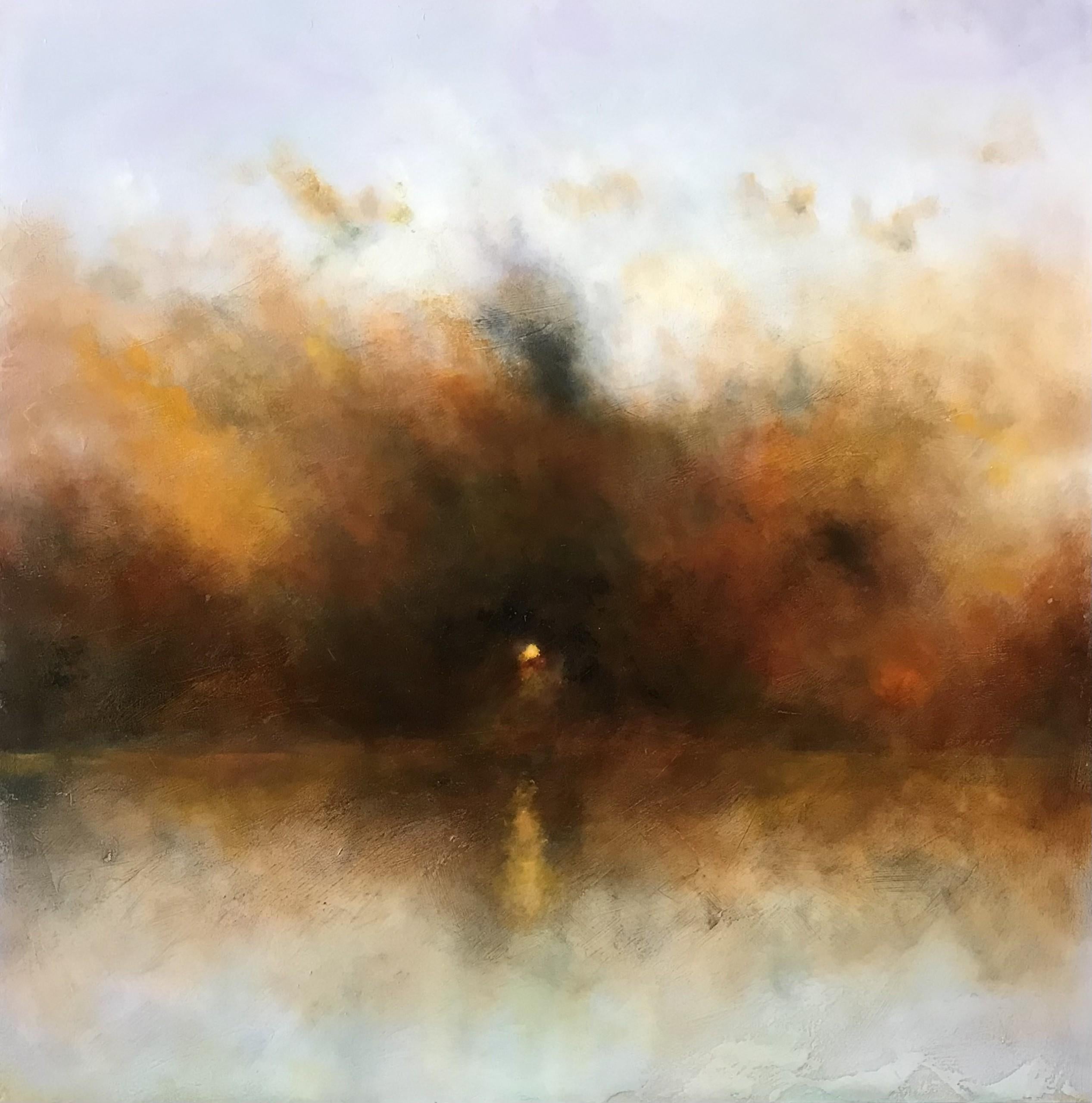 Colin Robson Abstract Painting – Sturm im Anmarsch