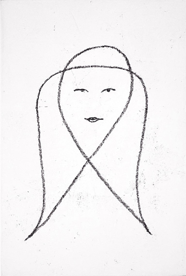 Colin Self - Girl with Long Hair, Colin Self british Pop Art portrait of  woman in black white For Sale at 1stDibs | pop art self portrait, pop art  portrait black and
