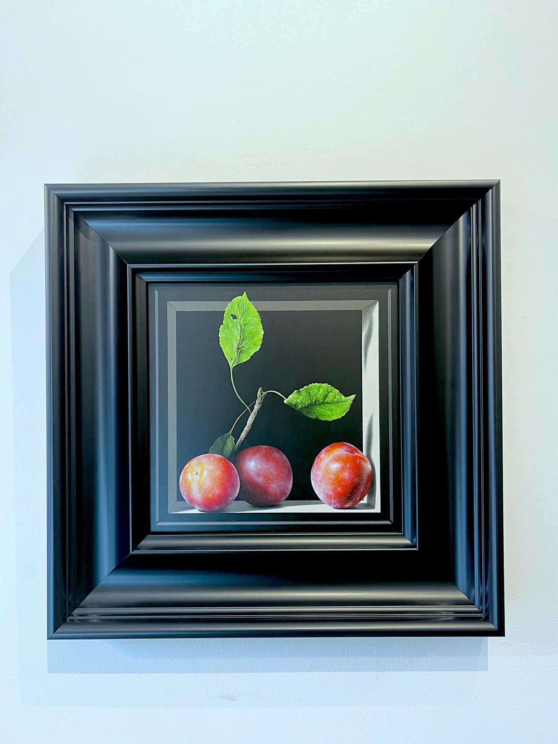 A Pleasing Bloom-original hyper realism still life painting-contemporary Art - Painting by Colin wilson
