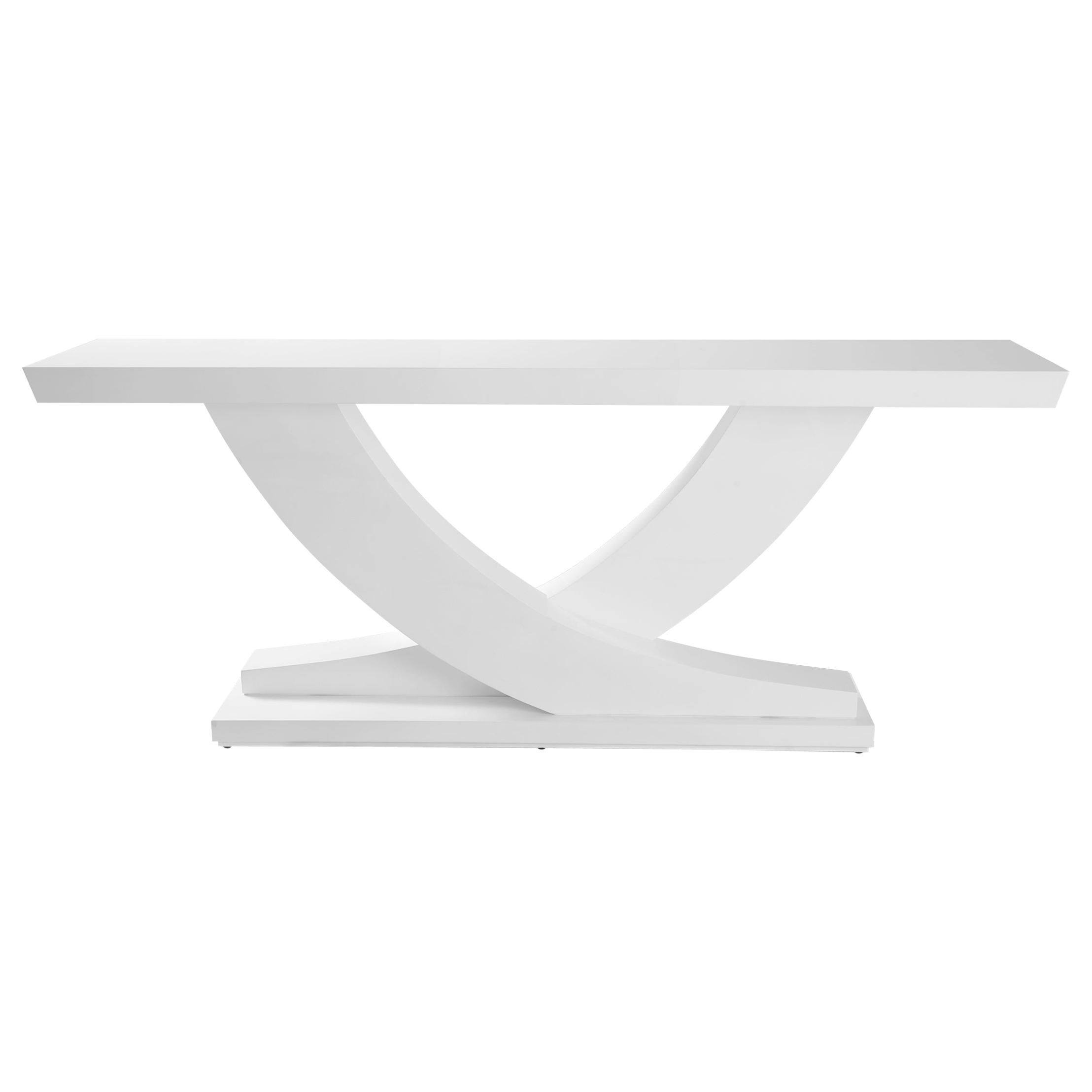 Colisa White Console Table