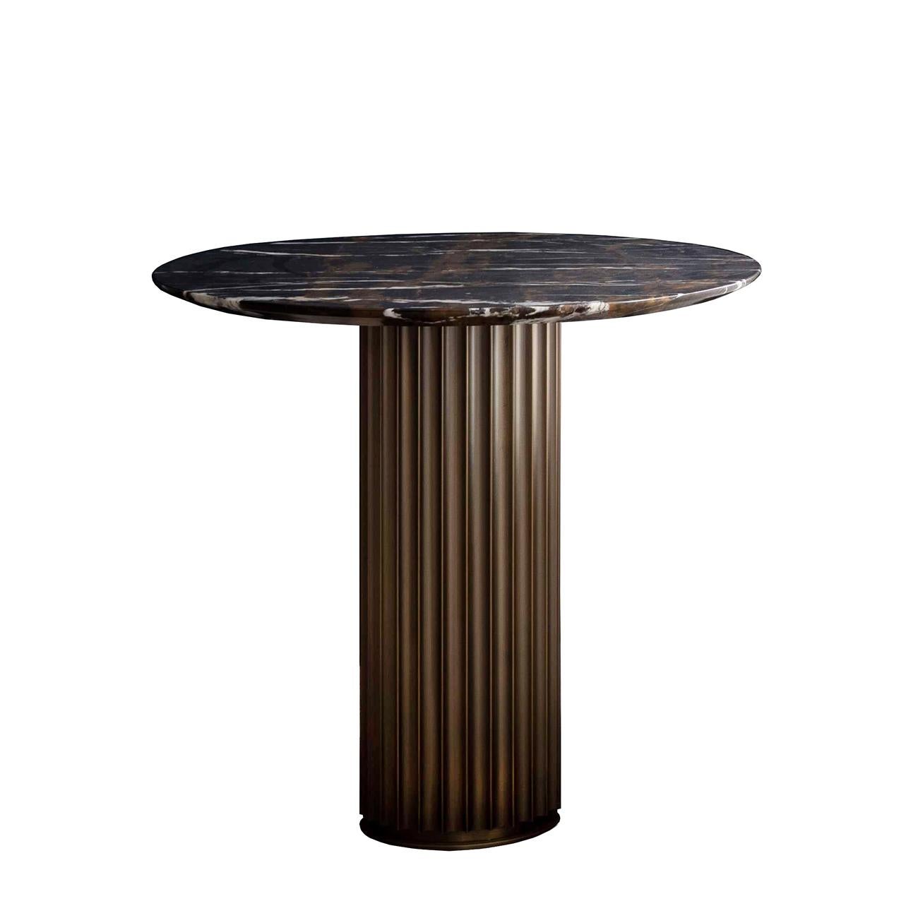 Table d'appoint Colisee en bronze gris en vente 1