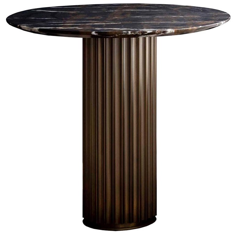 Colisee Bronze Side Table For Sale at 1stDibs