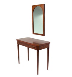 Coliseum Mirror and Console Table by T.H. Robsjohn Gibbings