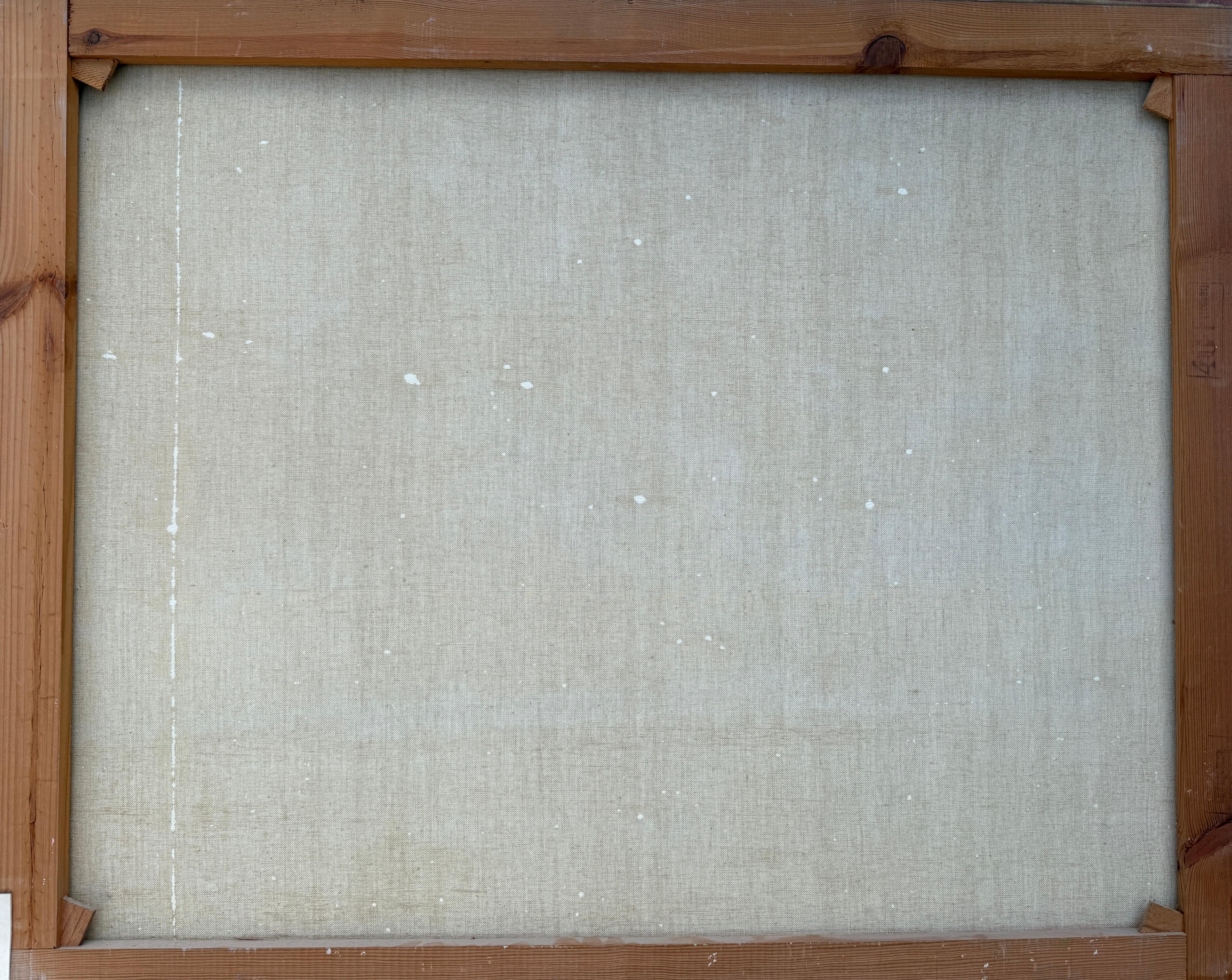 Palma de Mallorca vue de la mer art méditerranéen huile sur toile peinture Espagne en vente 3