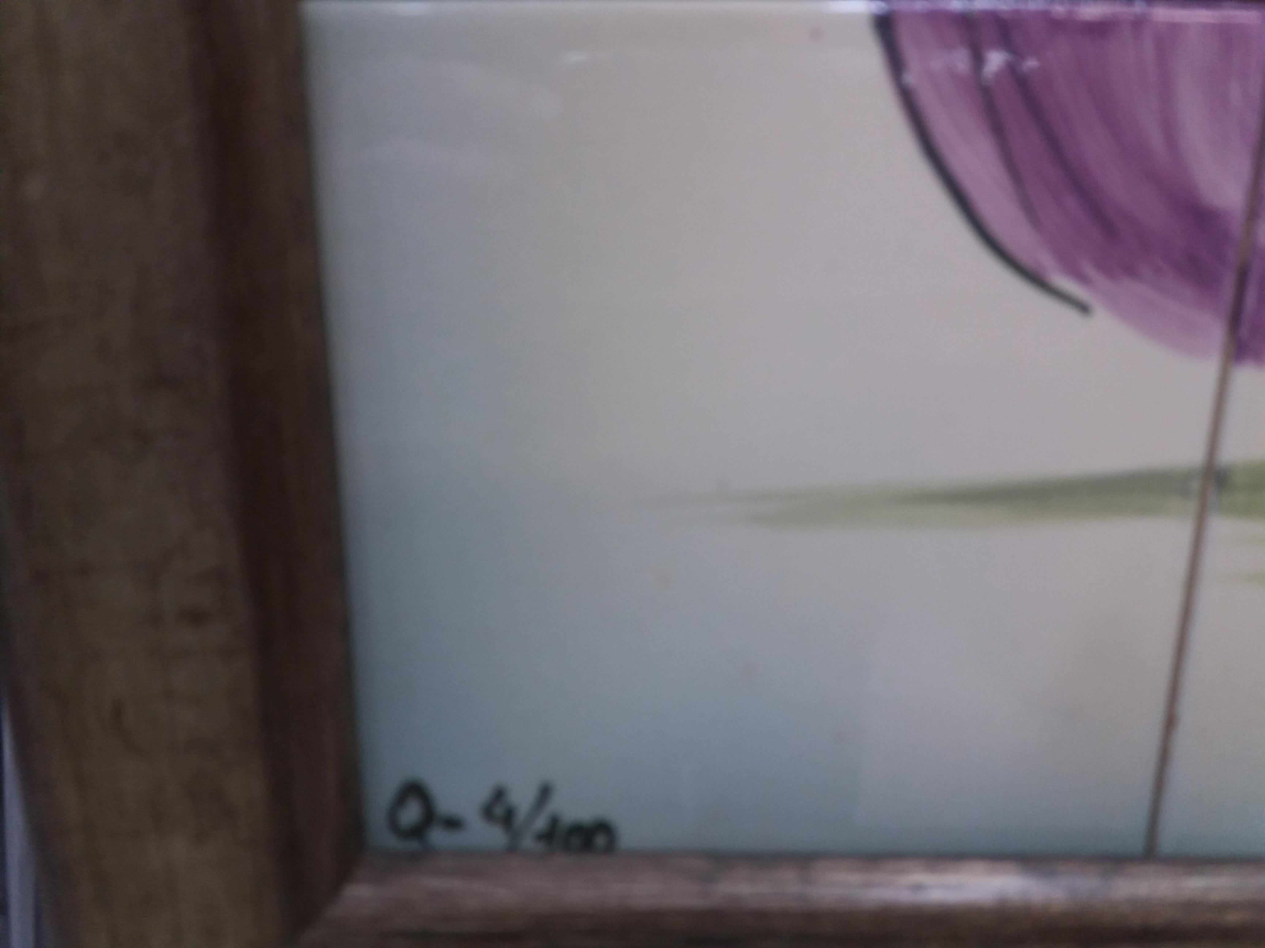 Coll Bardolet. 34 Bolero Mallorquin original ceramic painting For Sale 5