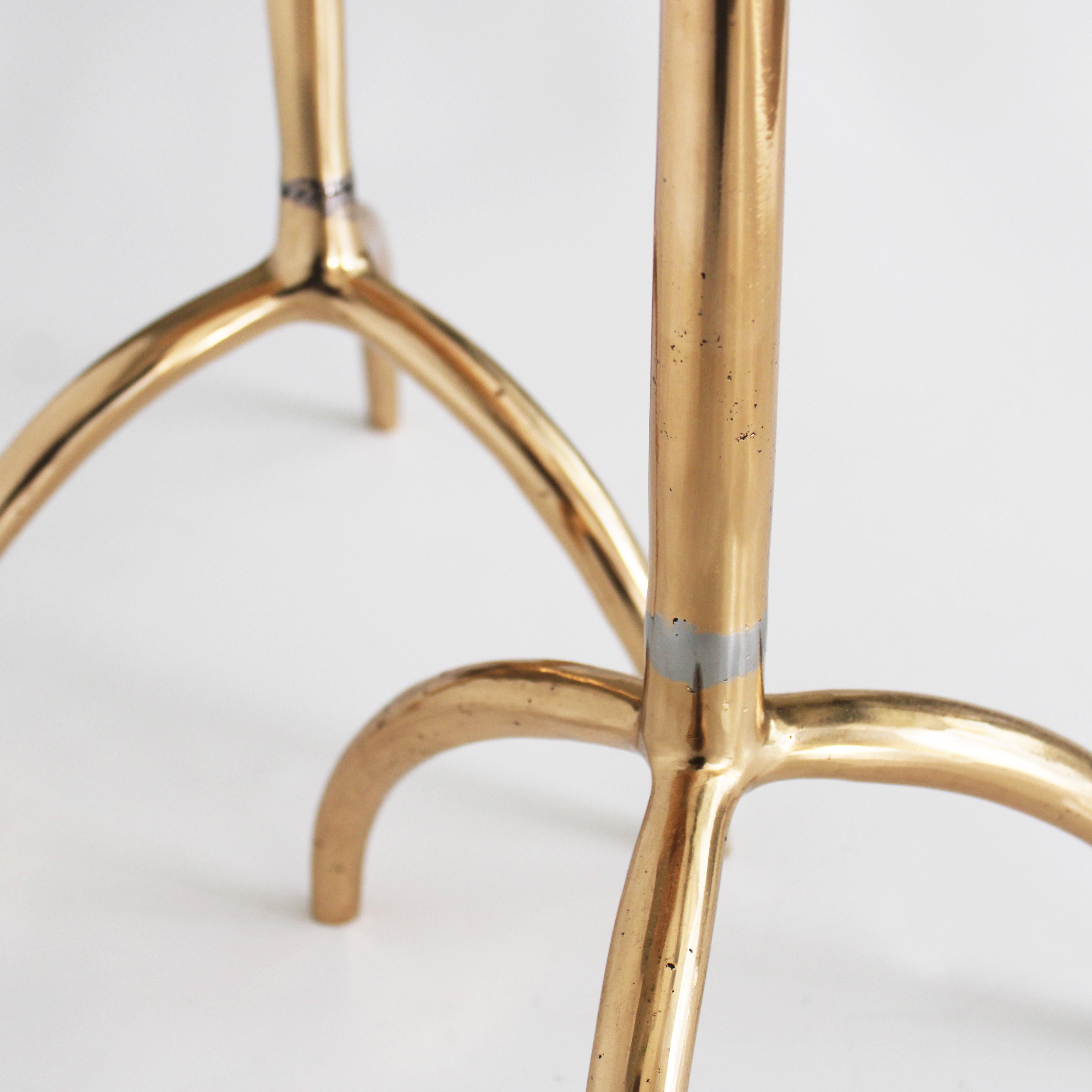 Colla Cast Bronze Side Table Set of 2 by Studio Sunt For Sale 4