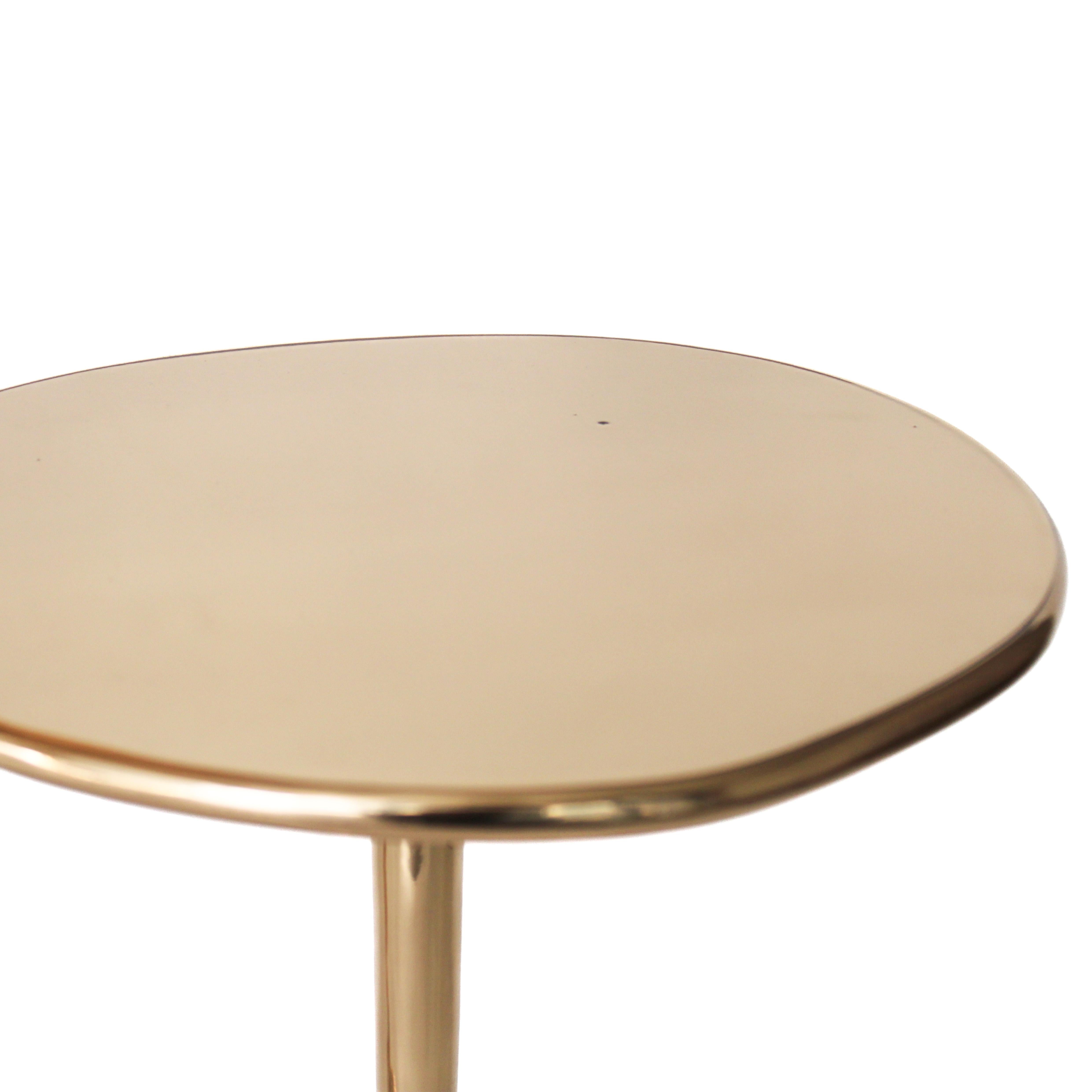 Colla Cast Bronze Side Table Set of 2 by Studio Sunt For Sale 10