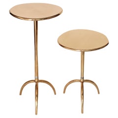 Beistelltisch Colla aus Bronzeguss, 2er-Set von Studio Sunt