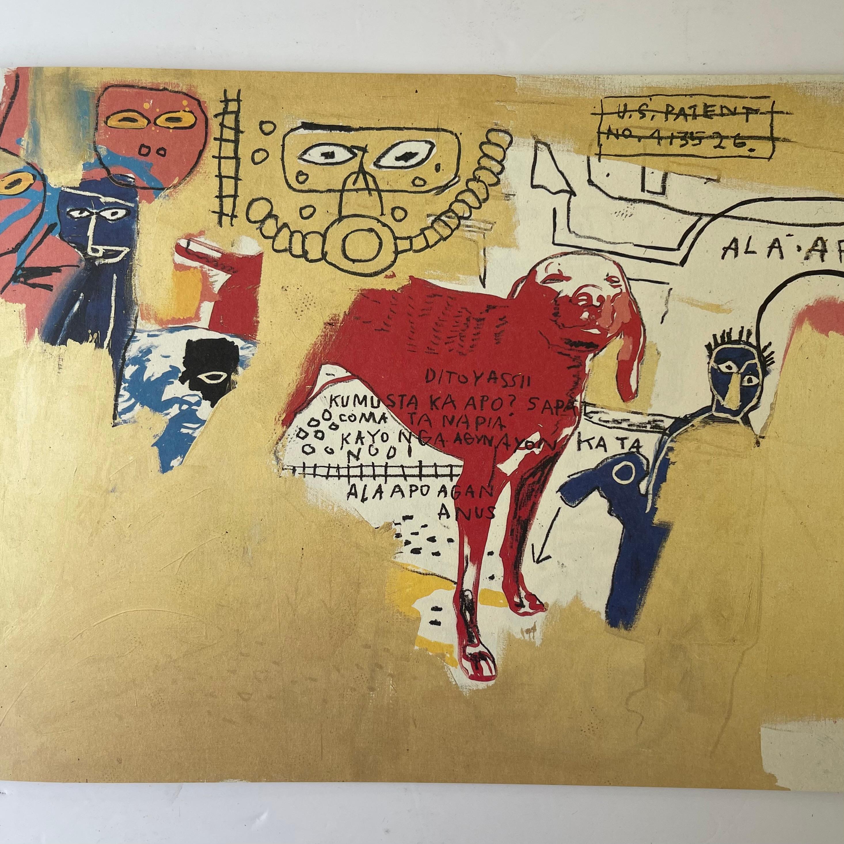 Paper Collaborations: Andy Warhol Jean-Michel Basquiat. 1988